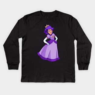 The Princess of Positivity Kids Long Sleeve T-Shirt